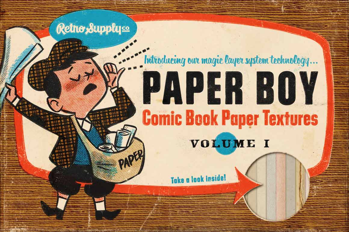 Paper Boy Paper Texture Bundle for Affinity - Image 4