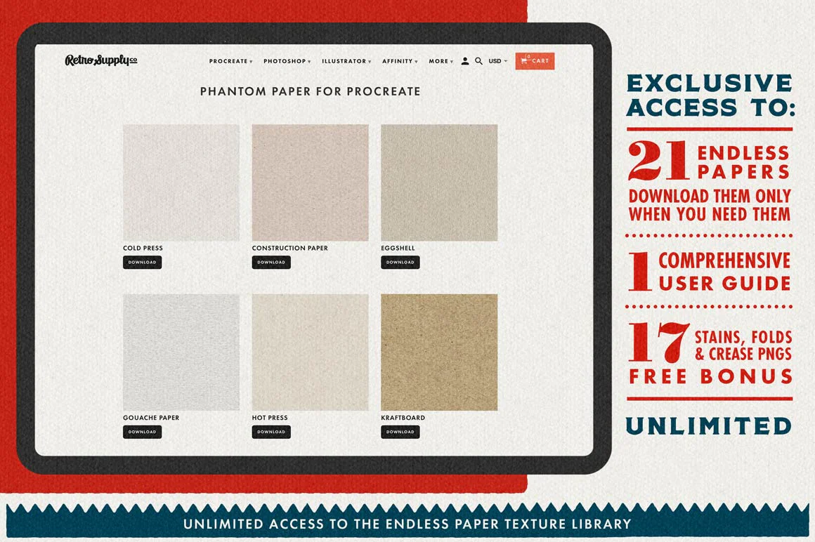 Phantom Paper Bundle for Procreate - Image 6