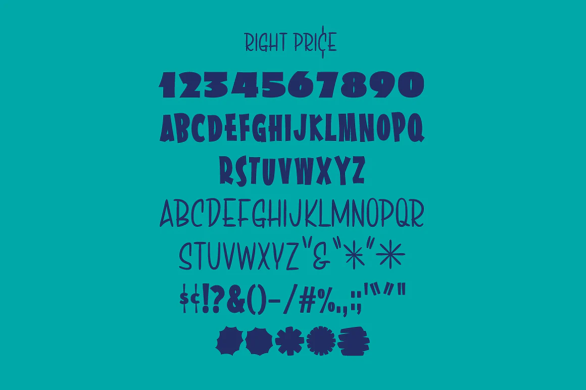 Price Deluxe Font Bundle - Image 75