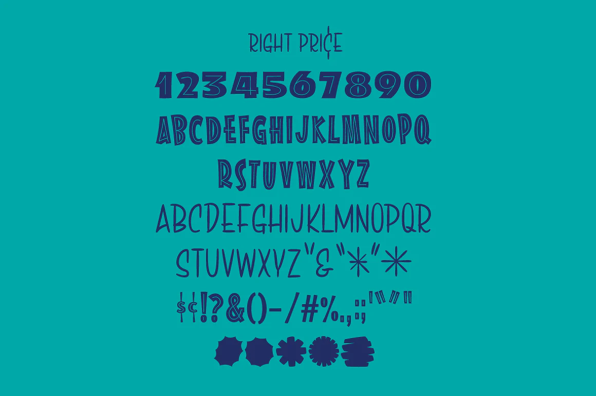 Price Deluxe Font Bundle - Image 77
