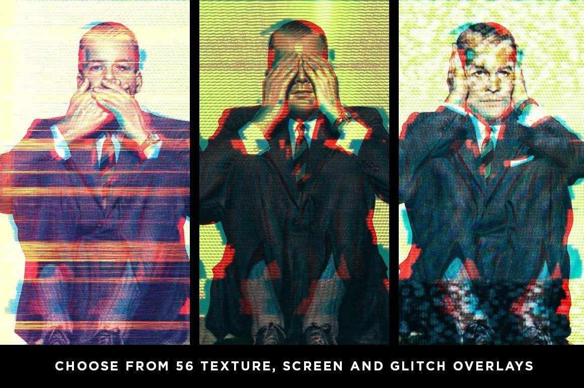 RetroGlitch | Photoshop Glitch Bundle - Image 10