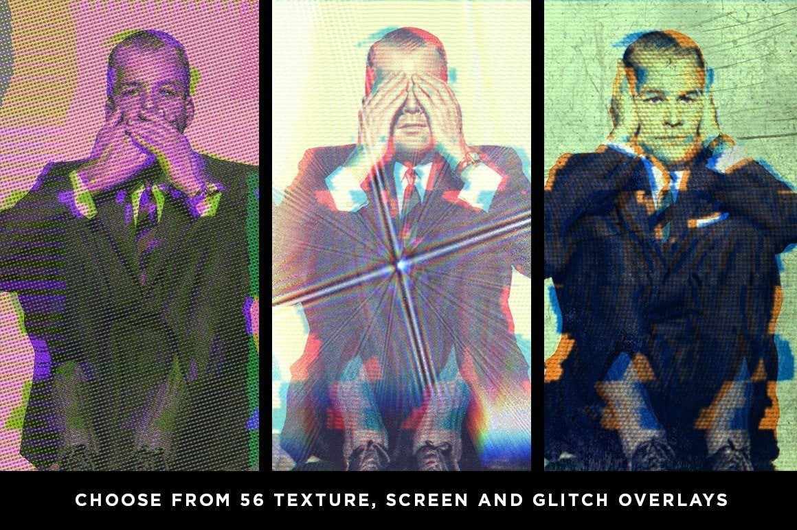 RetroGlitch | Photoshop Glitch Bundle - Image 11