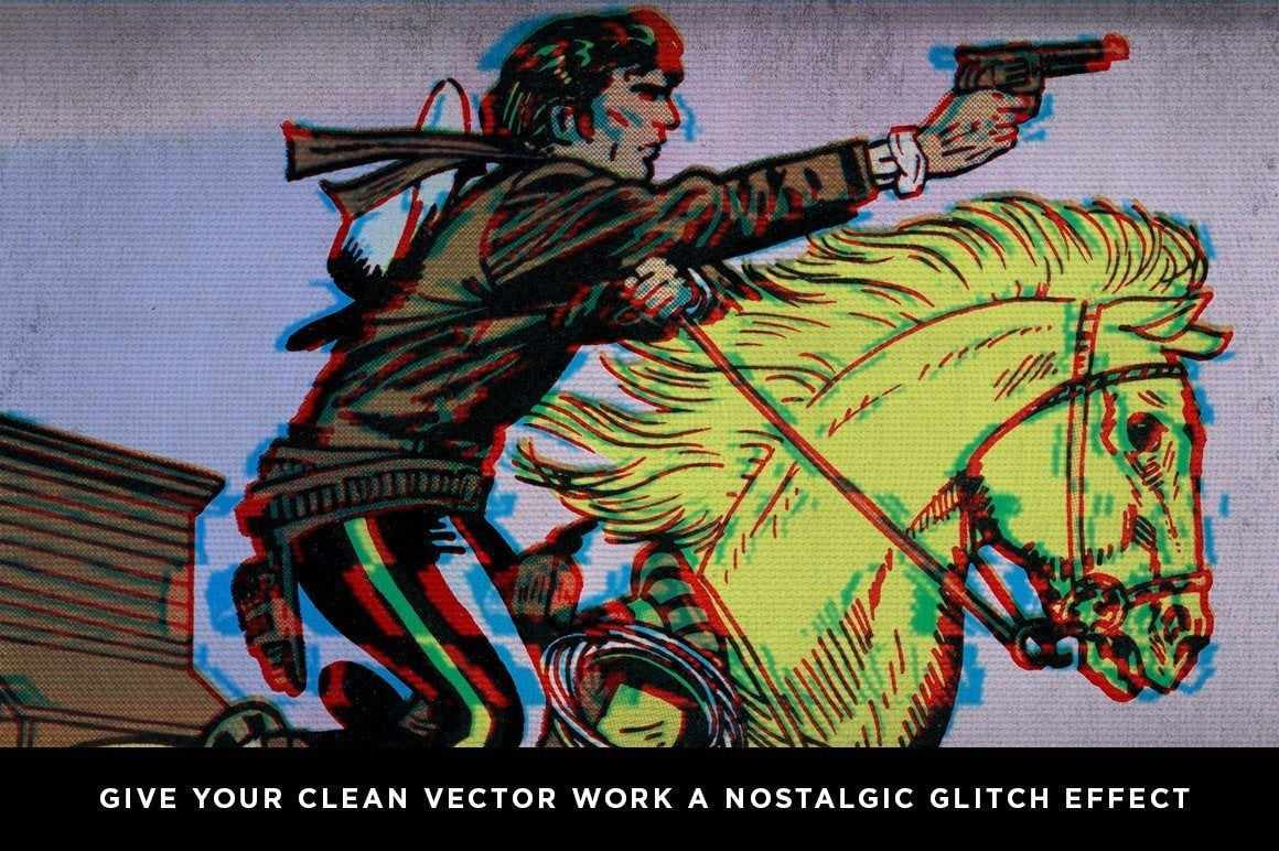 RetroGlitch | Photoshop Glitch Bundle - Image 12