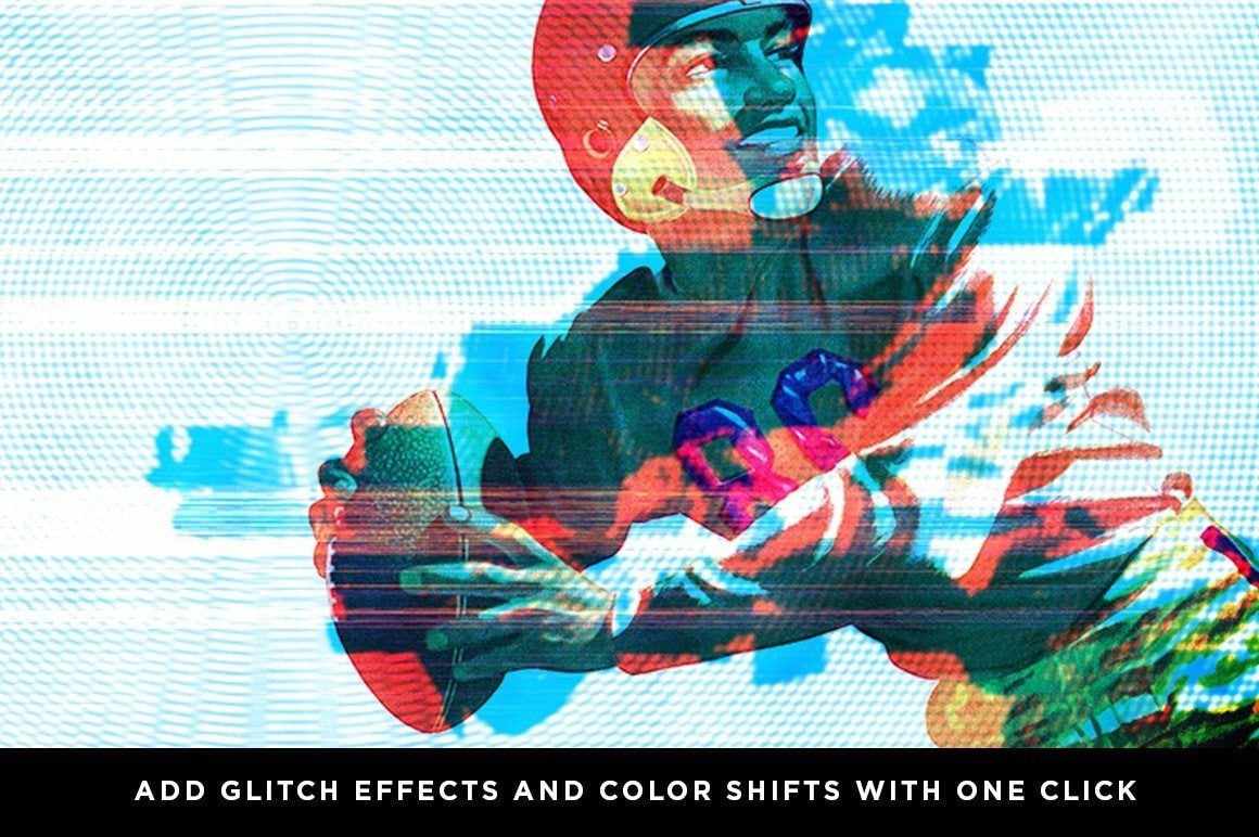 RetroGlitch | Photoshop Glitch Bundle - Image 13