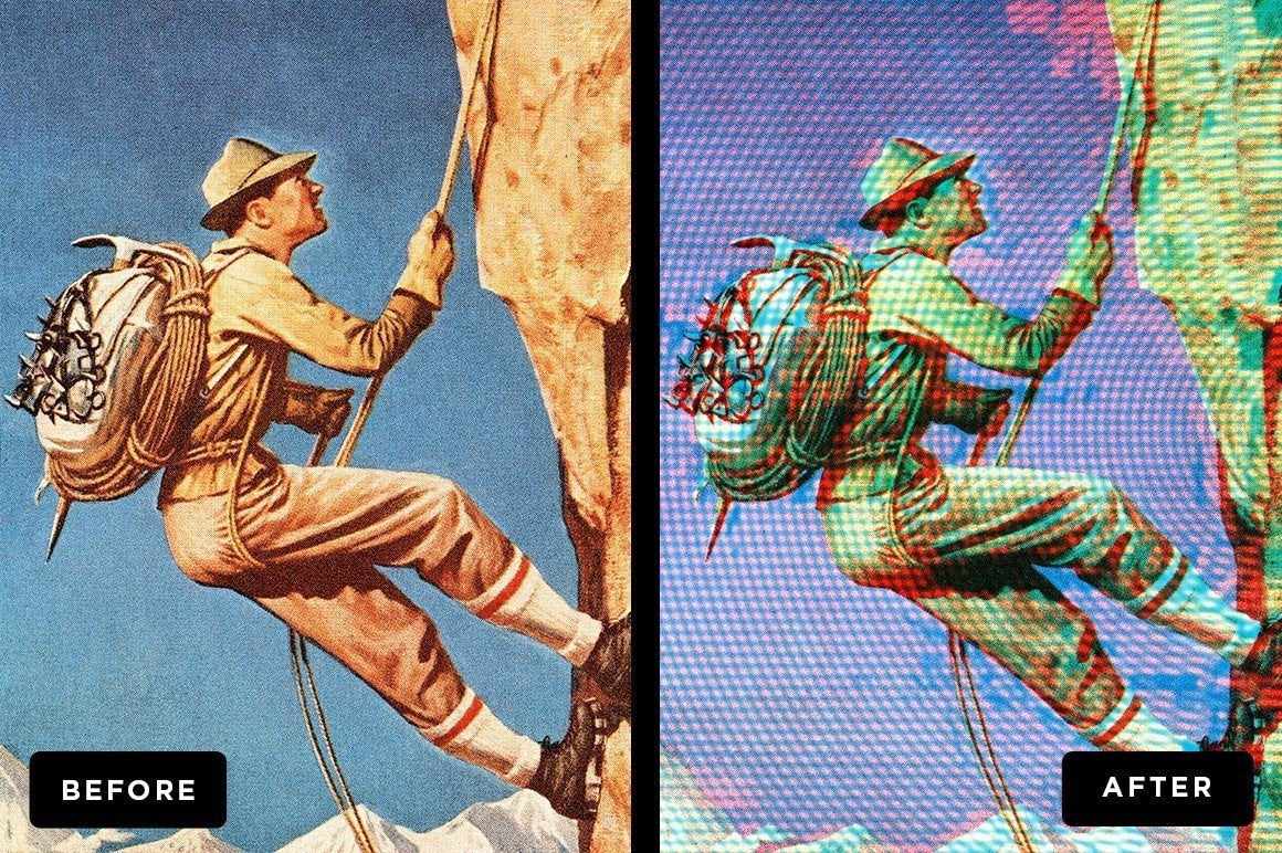 RetroGlitch | Photoshop Glitch Bundle - Image 5