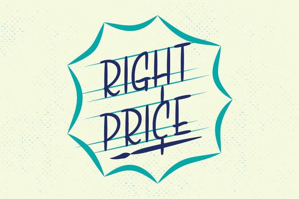 Right Price Font - Image 8