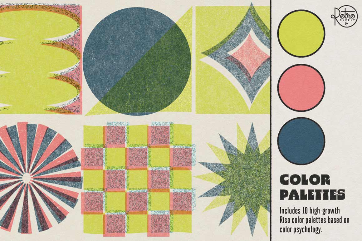 Risograph Brush and Texture Kit for Affinity - Image 4