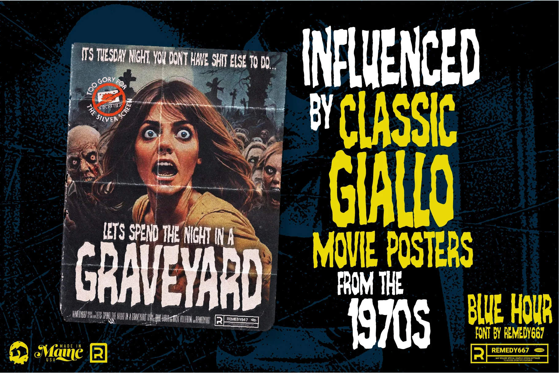 Route 666 Horror Font Bundle - Image 12