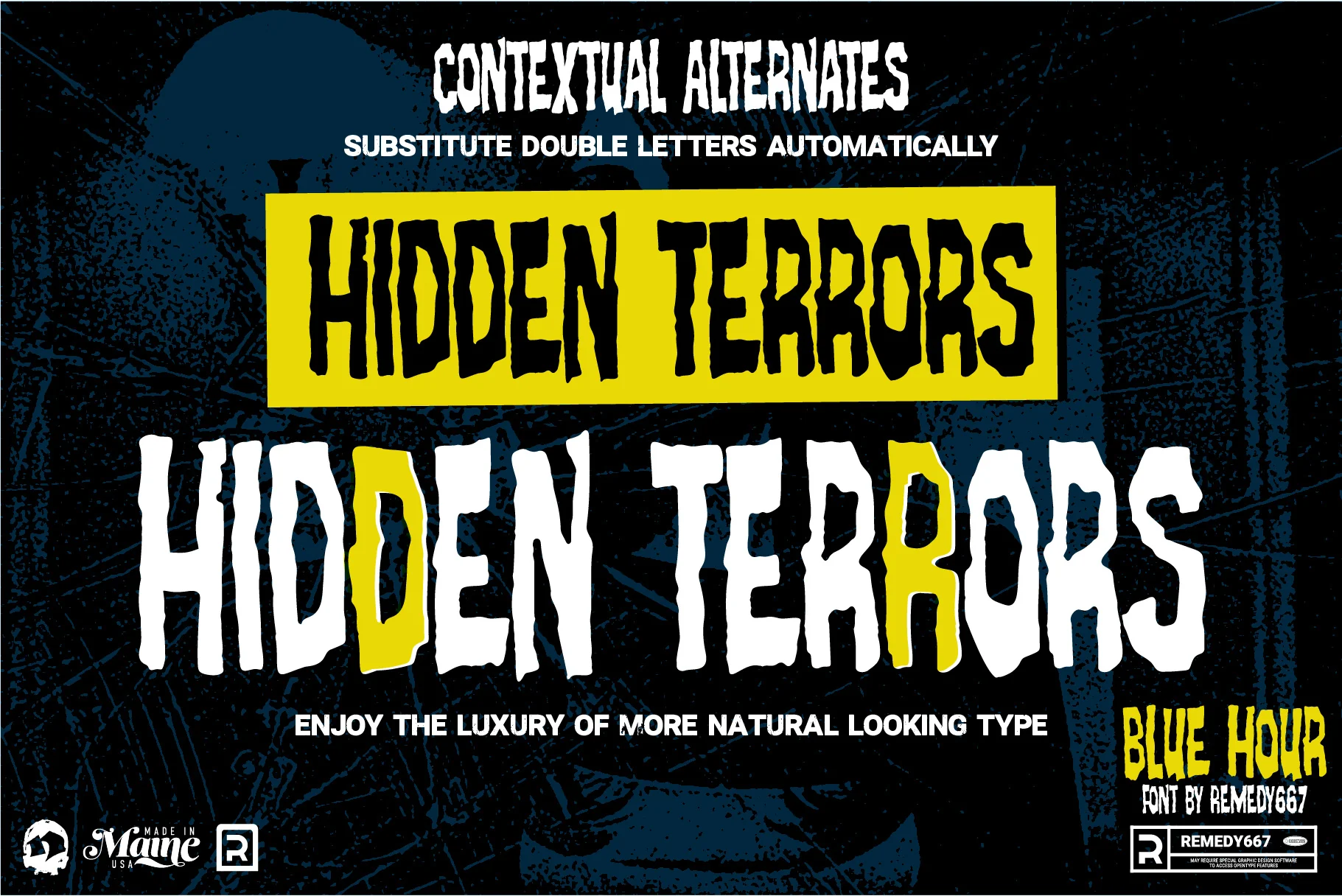 Route 666 Horror Font Bundle - Image 13