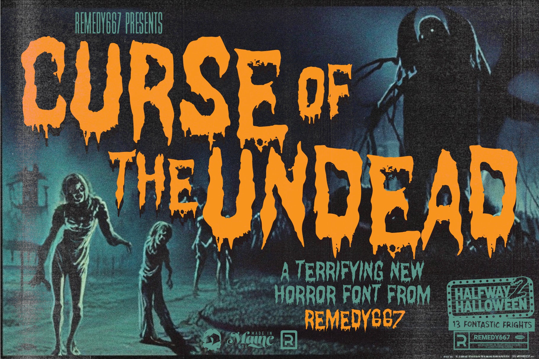 Route 666 Horror Font Bundle - Image 30