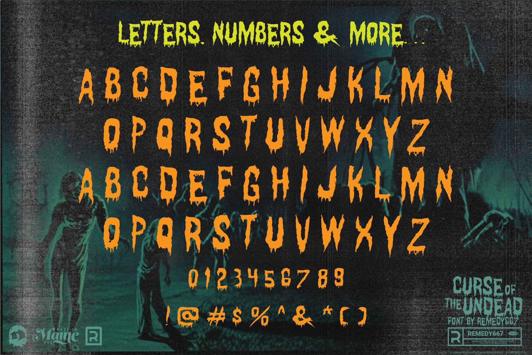 Route 666 Horror Font Bundle - Image 31