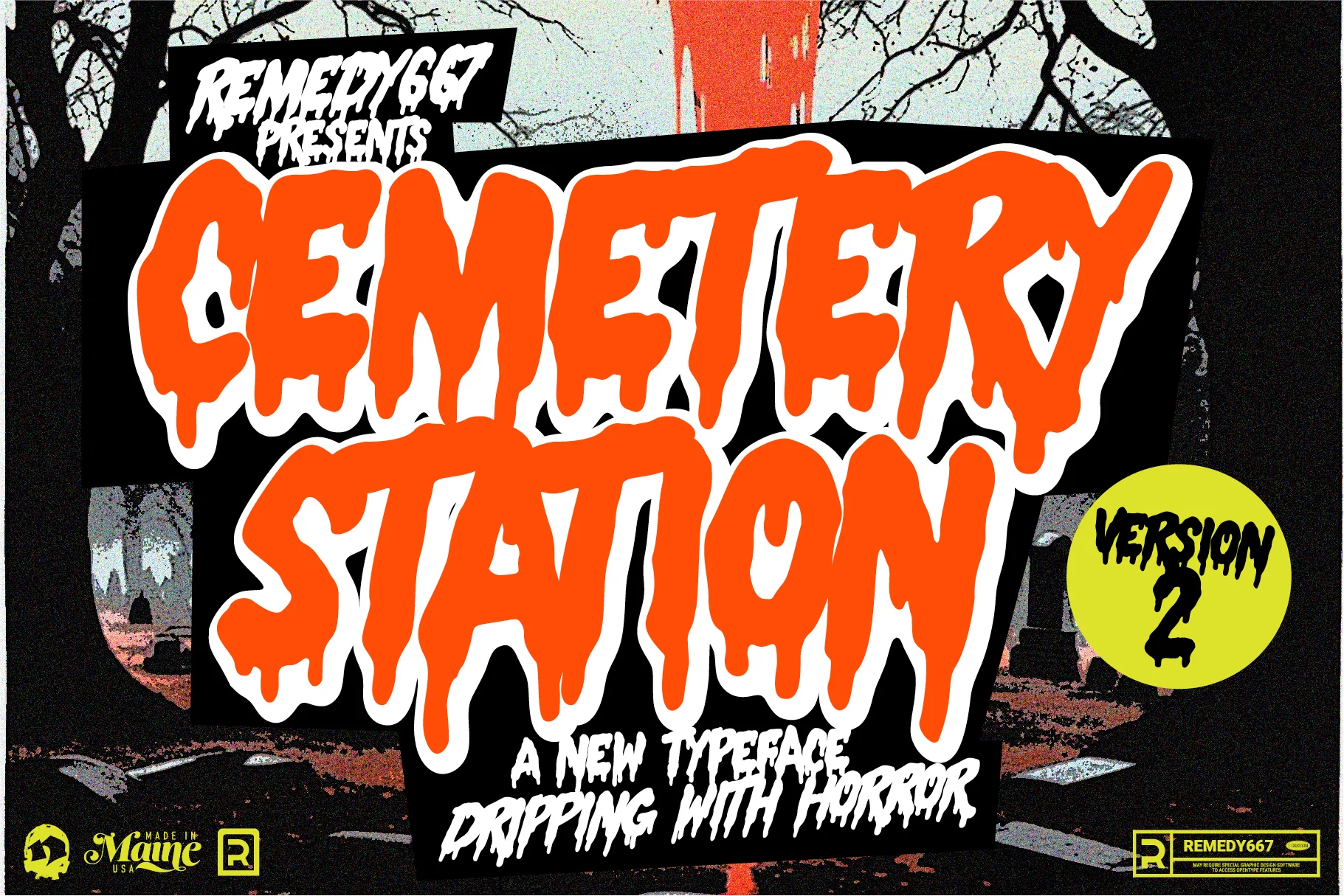 Route 666 Horror Font Bundle - Image 32