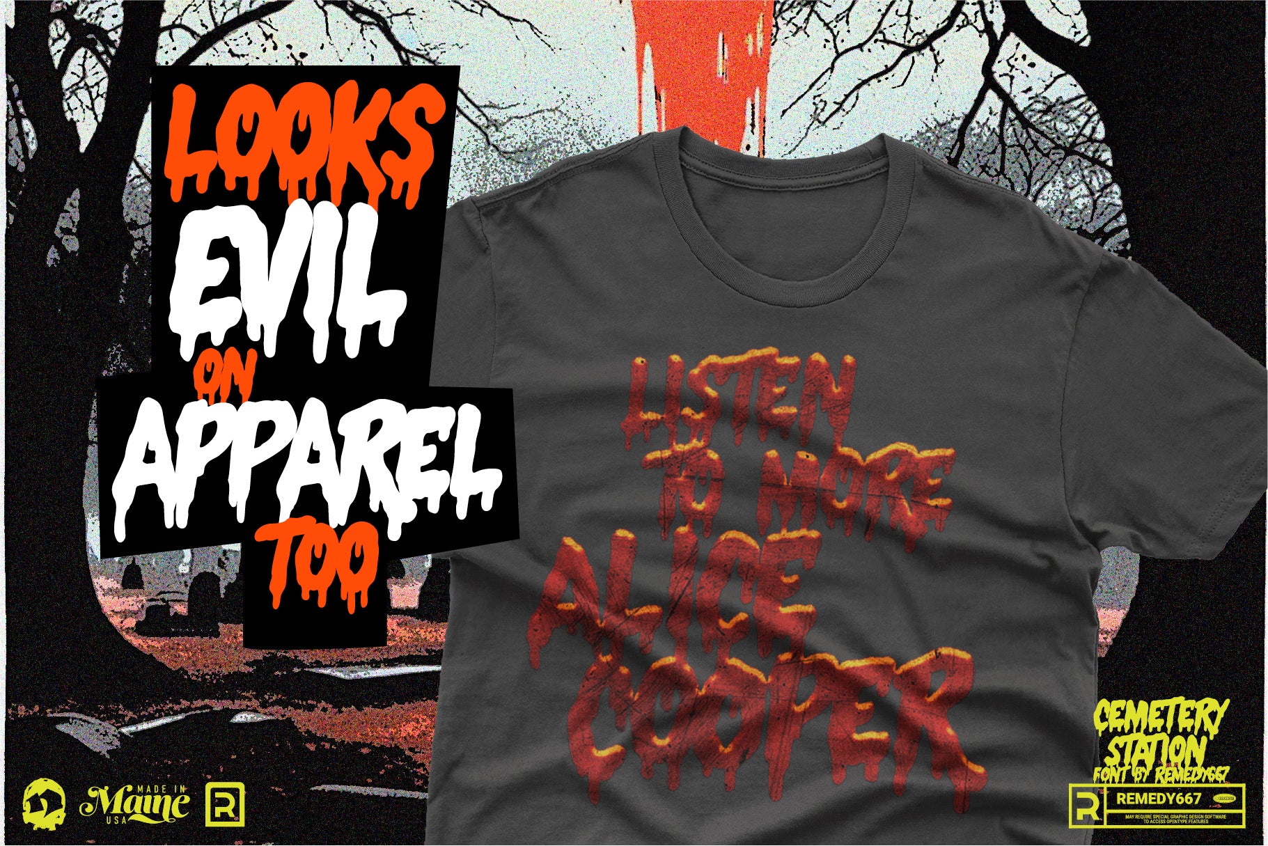 Route 666 Horror Font Bundle - Image 35