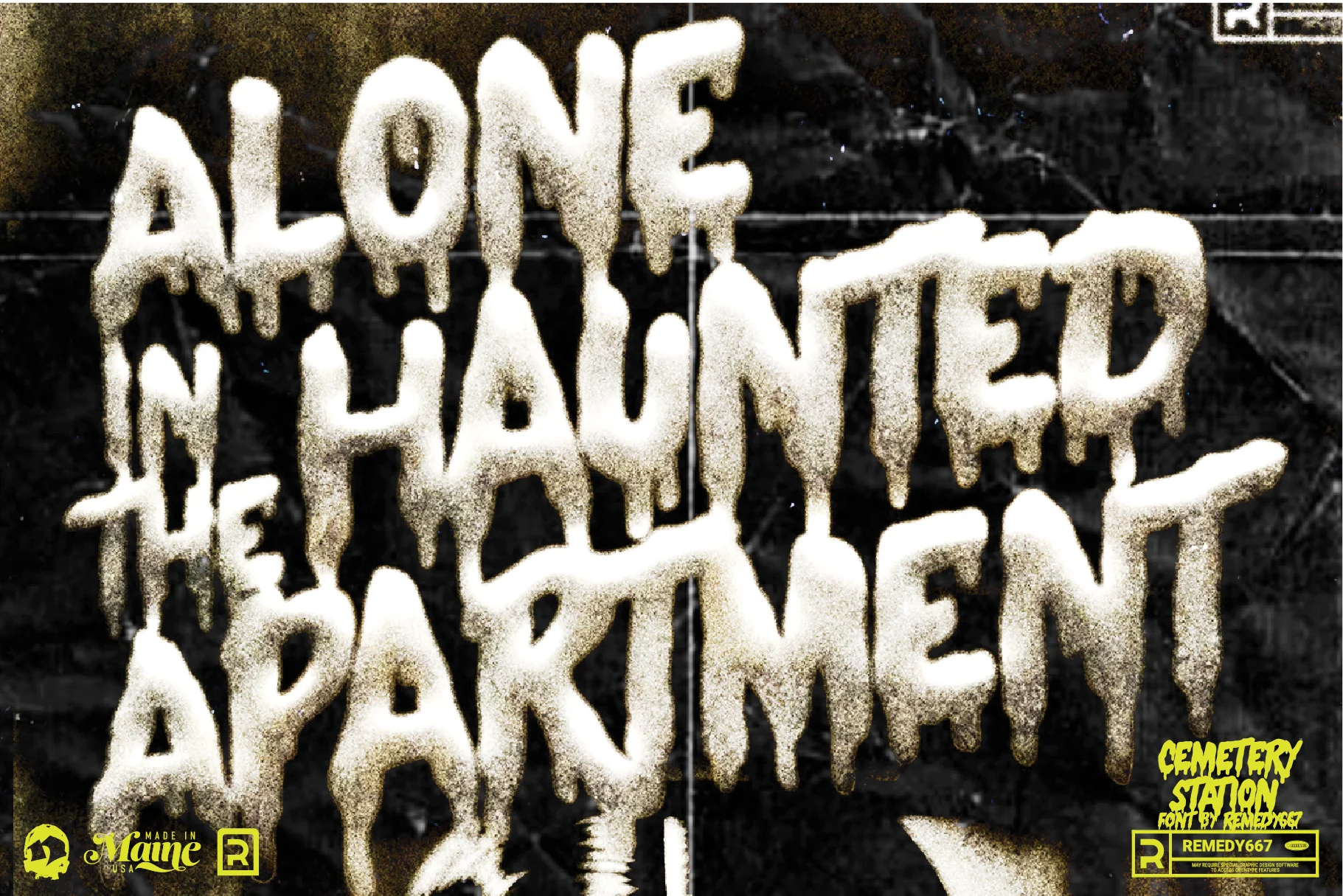 Route 666 Horror Font Bundle - Image 36