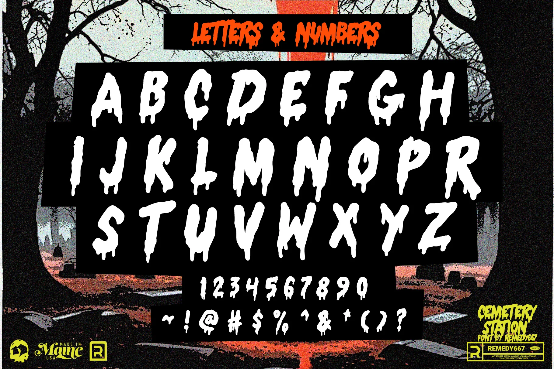 Route 666 Horror Font Bundle - Image 39