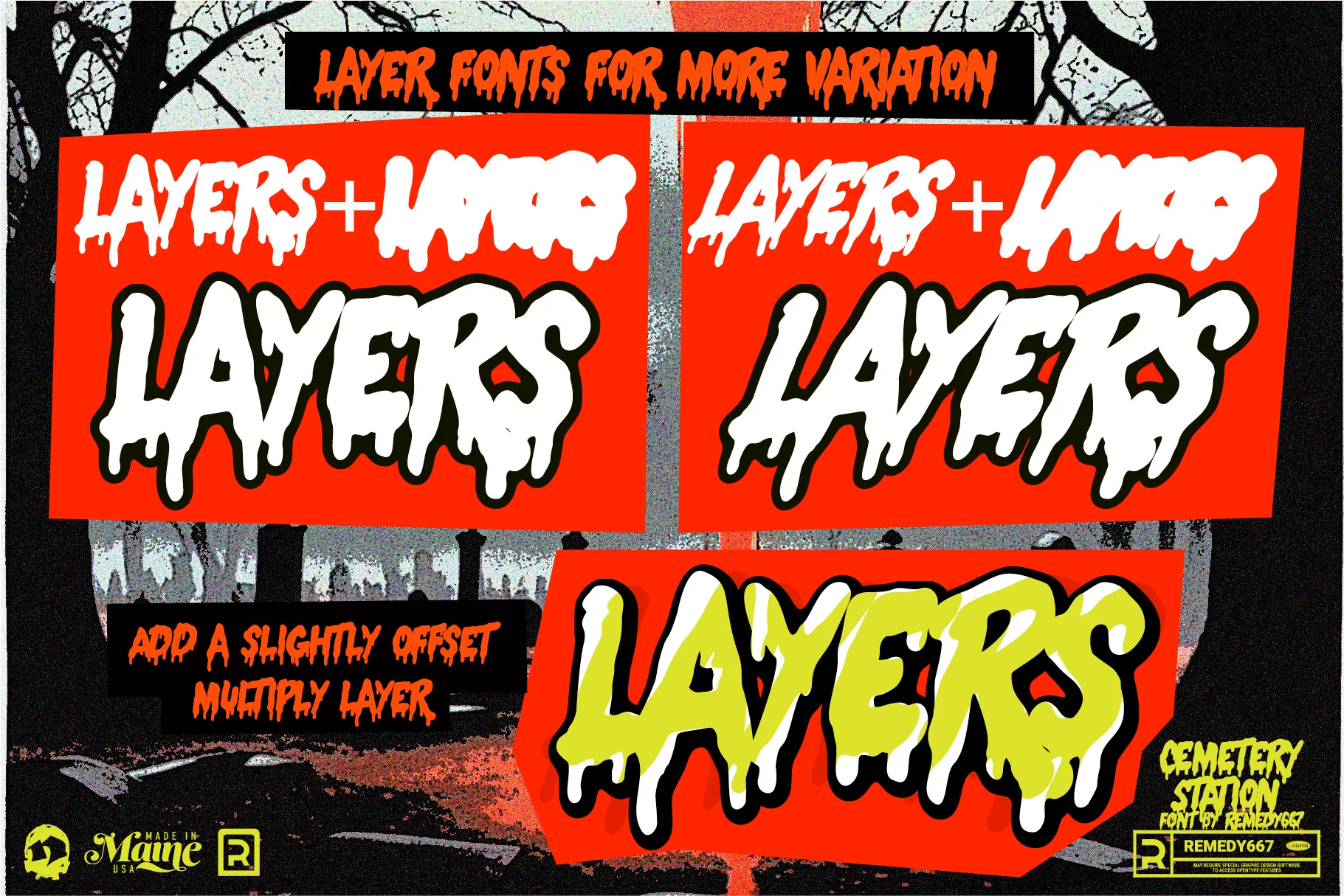 Route 666 Horror Font Bundle - Image 40