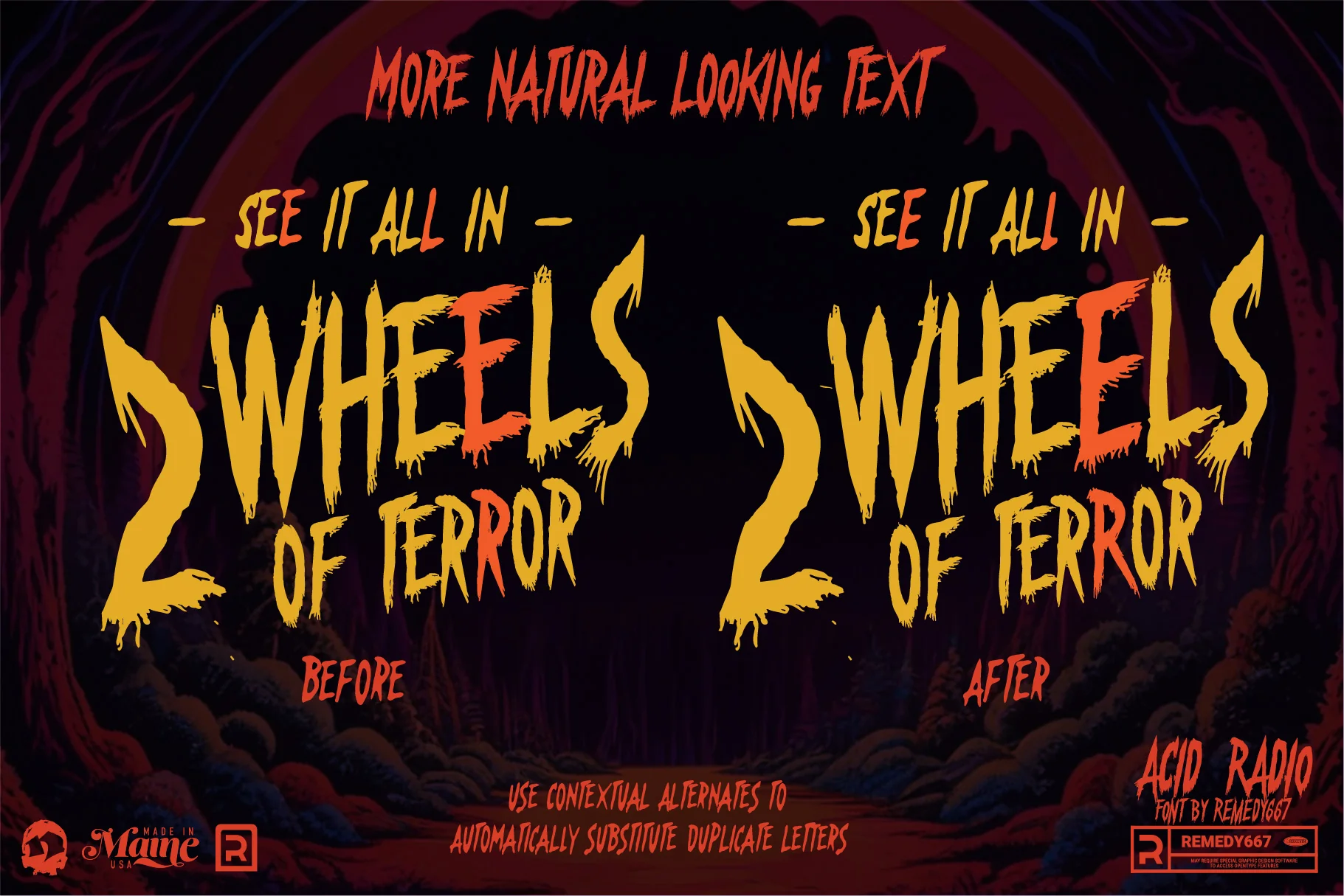 Route 666 Horror Font Bundle - Image 5