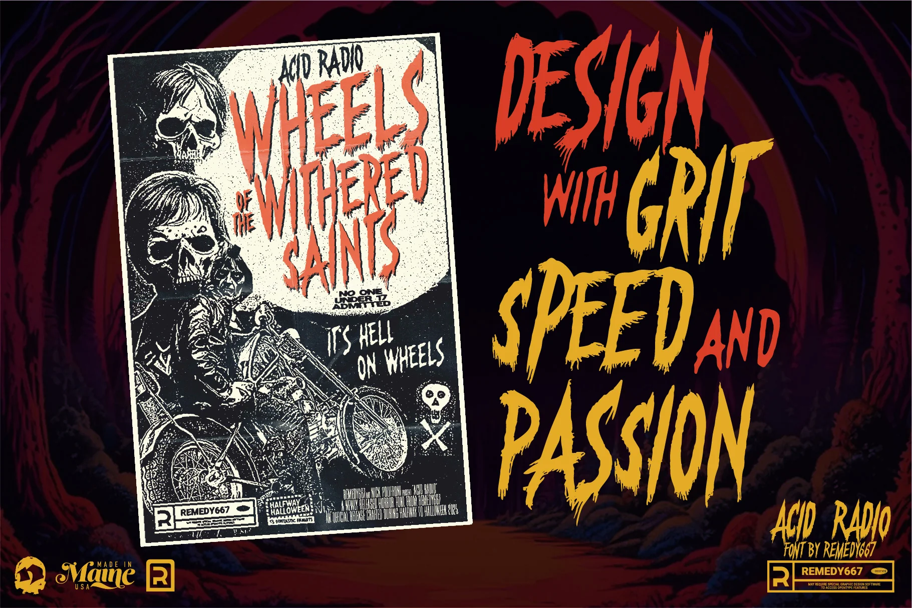 Route 666 Horror Font Bundle - Image 6