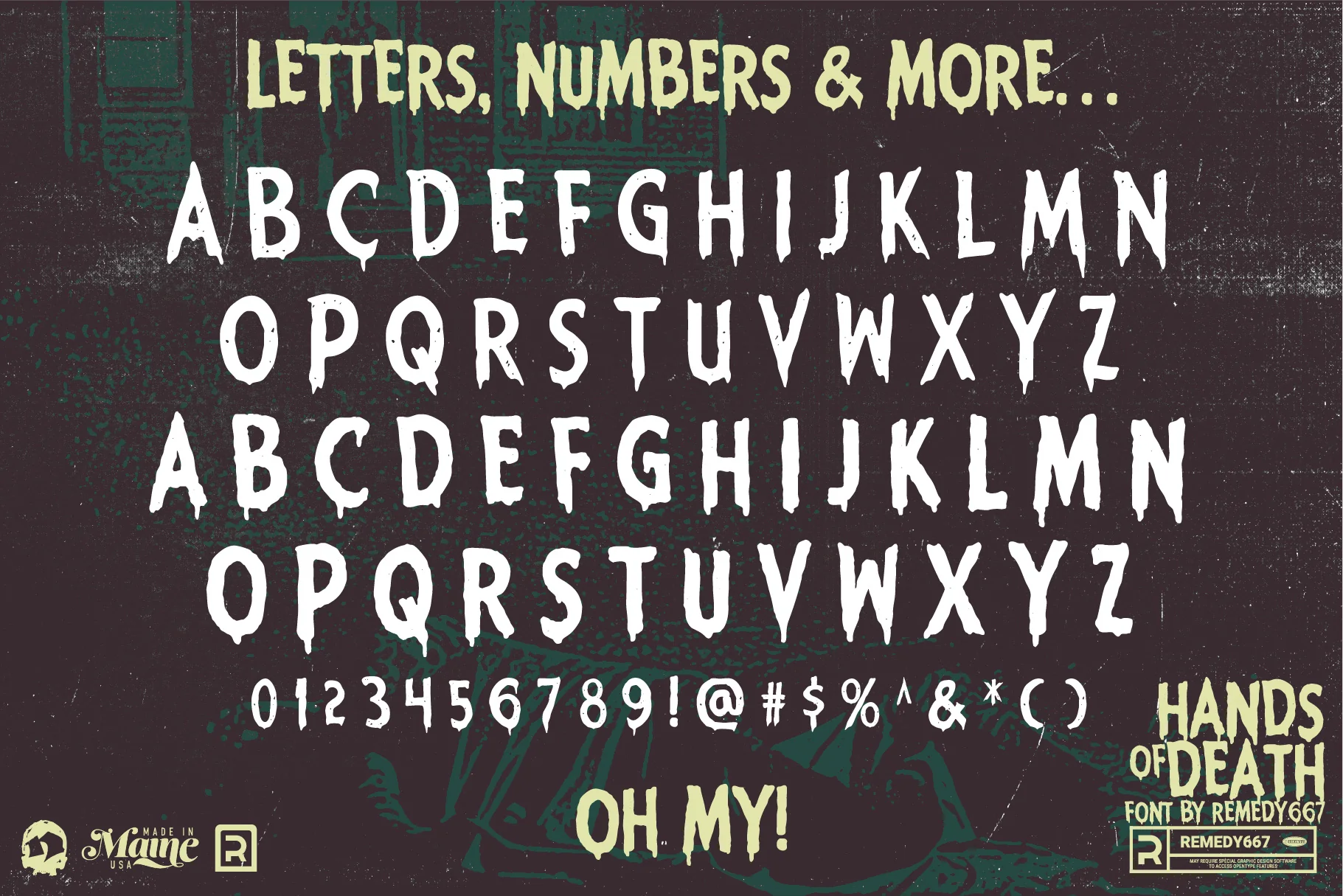 Route 666 Horror Font Bundle - Image 8