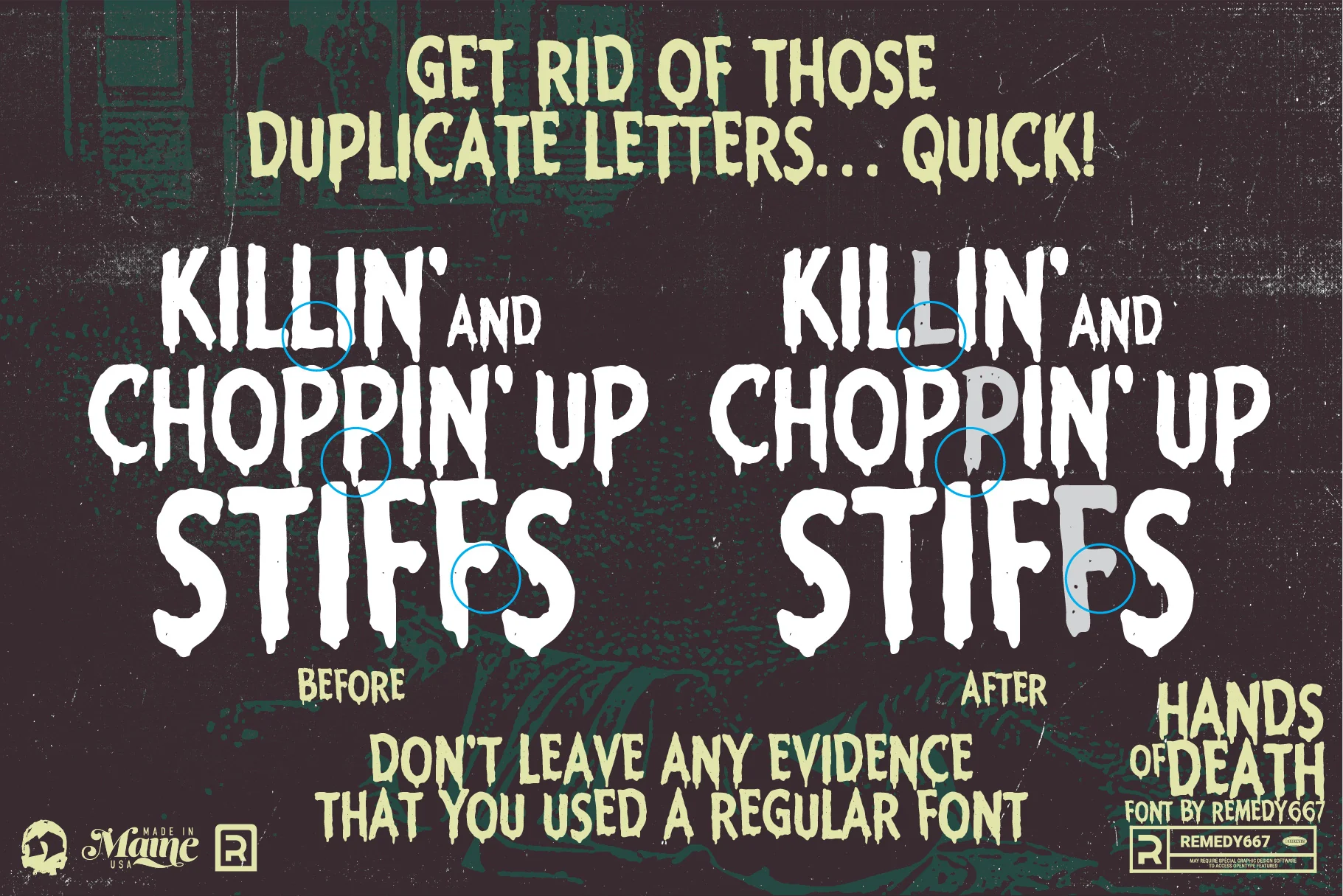 Route 666 Horror Font Bundle - Image 9