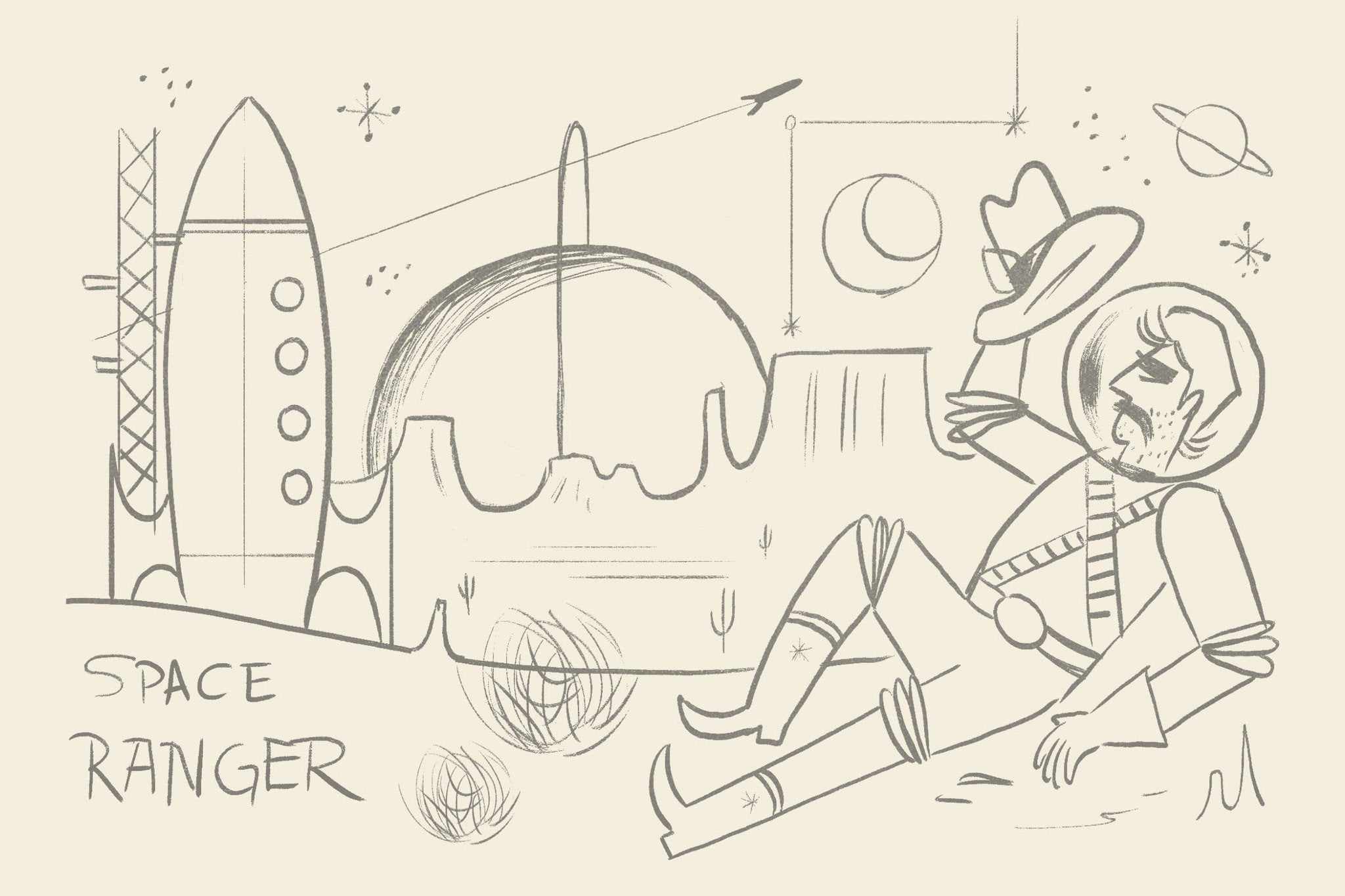 SpaceRanger Brush Kit and Tutorial Pack for Adobe Photoshop - Image 4