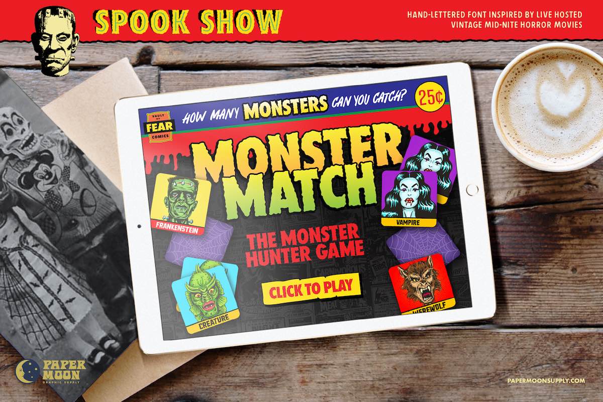 Spook Show Font & Graphics Collection - Image 11