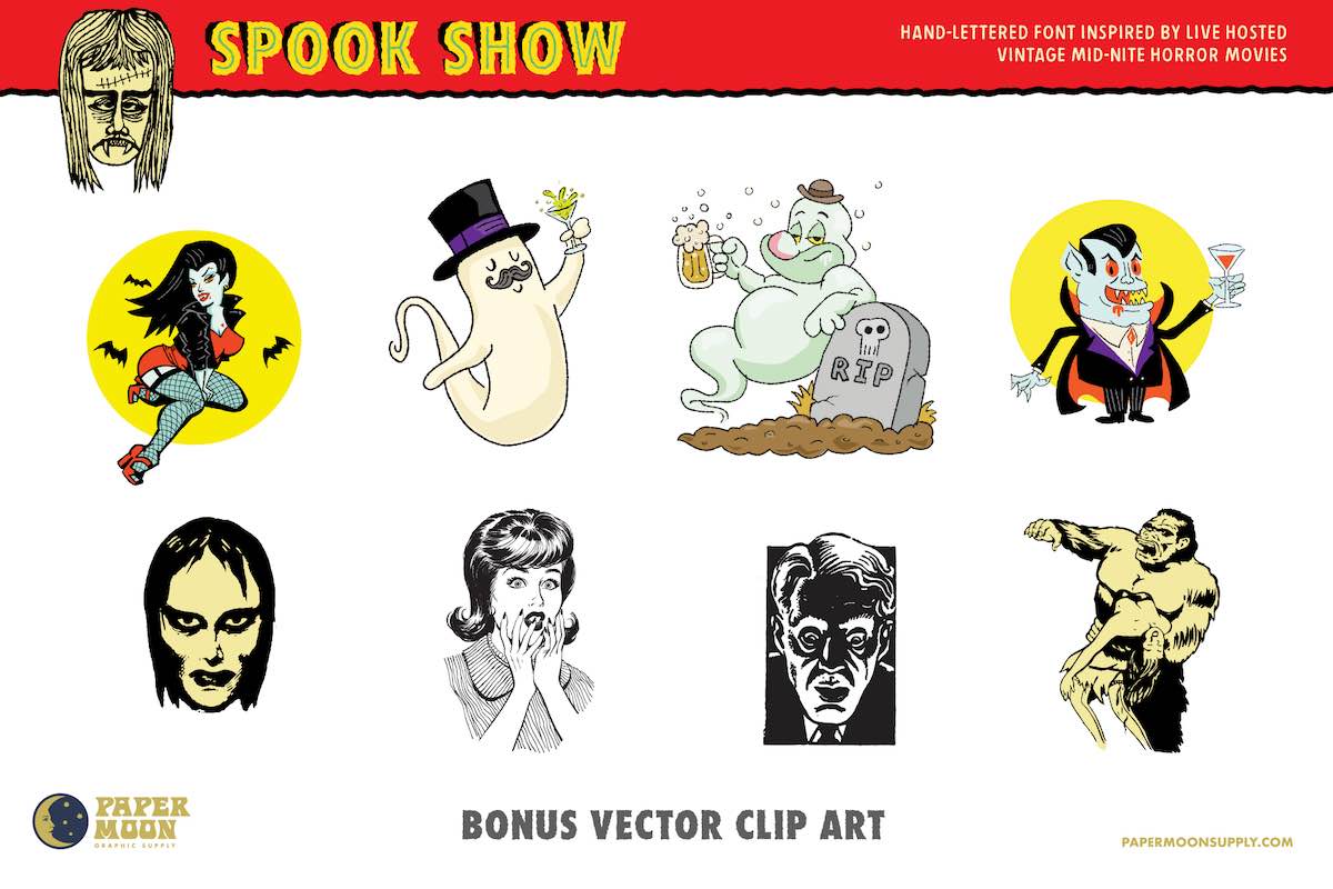 Spook Show Font & Graphics Collection - Image 14