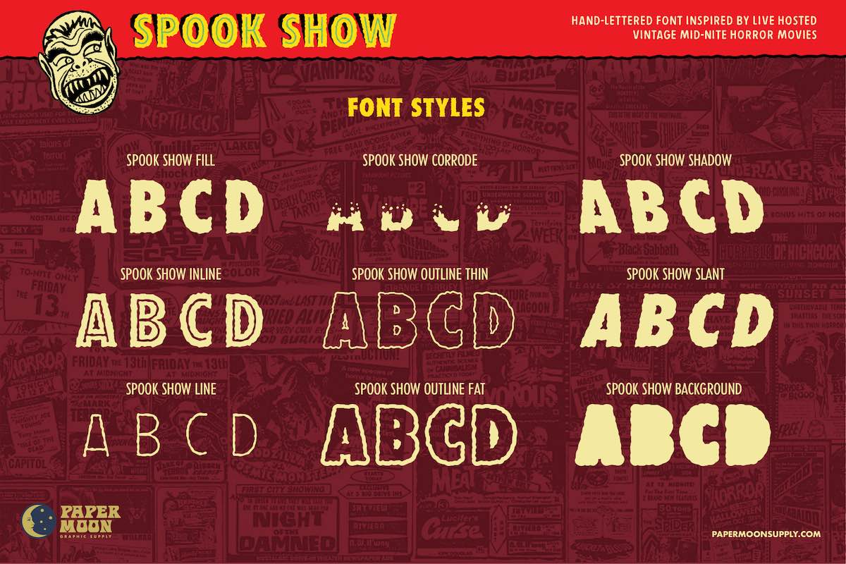Spook Show Font & Graphics Collection - Image 4