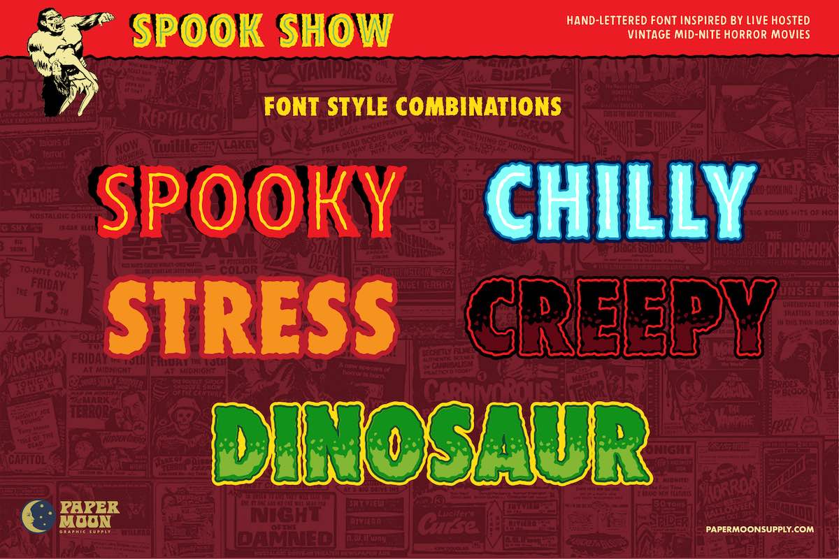 Spook Show Font & Graphics Collection - Image 5