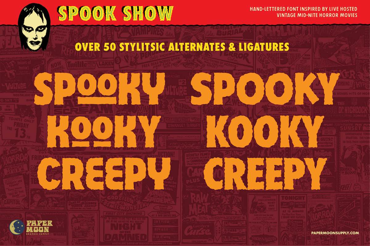 Spook Show Font & Graphics Collection - Image 6