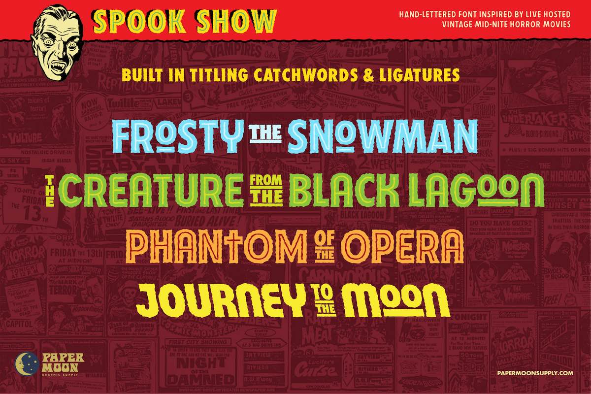 Spook Show Font & Graphics Collection - Image 7