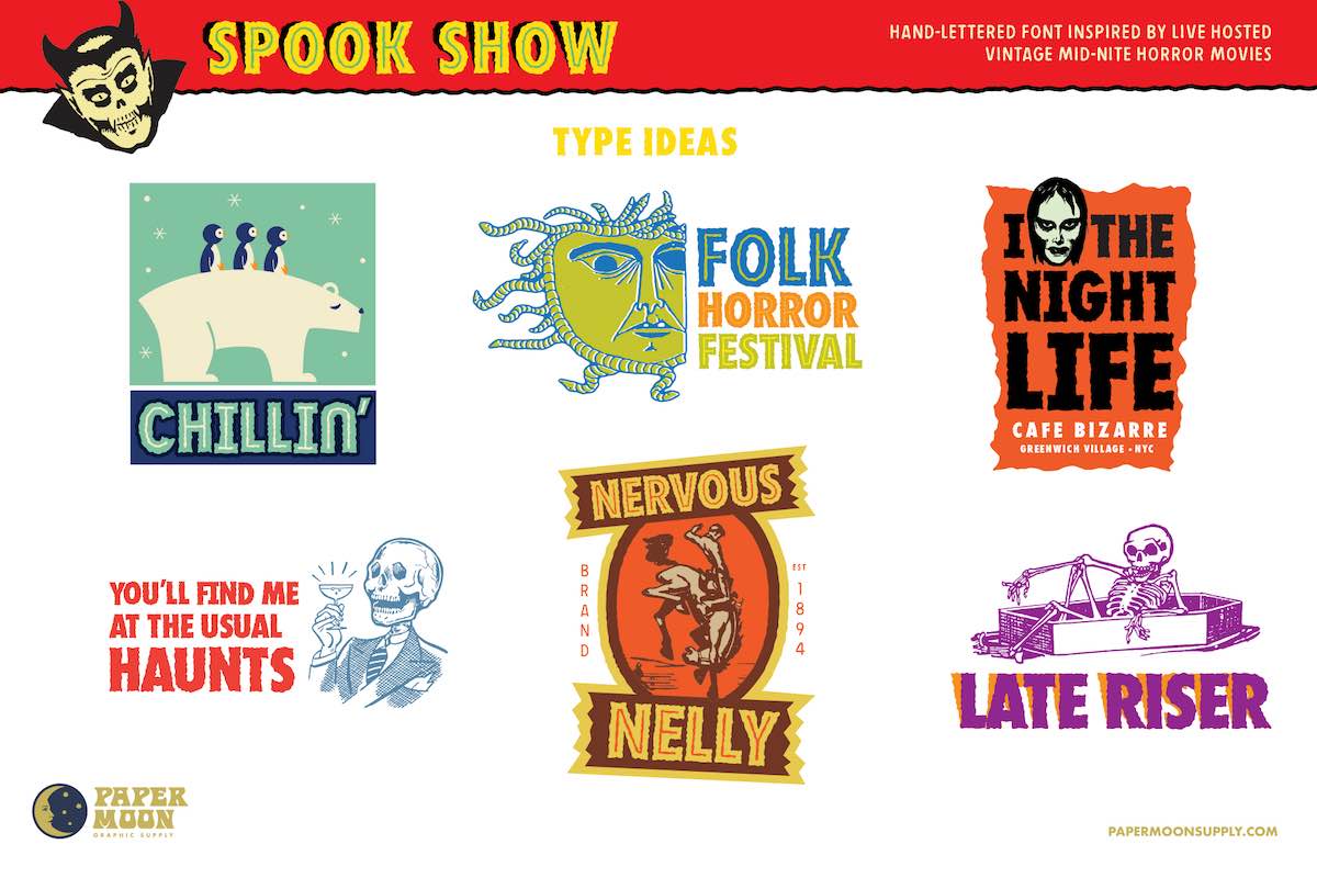Spook Show Font & Graphics Collection - Image 8