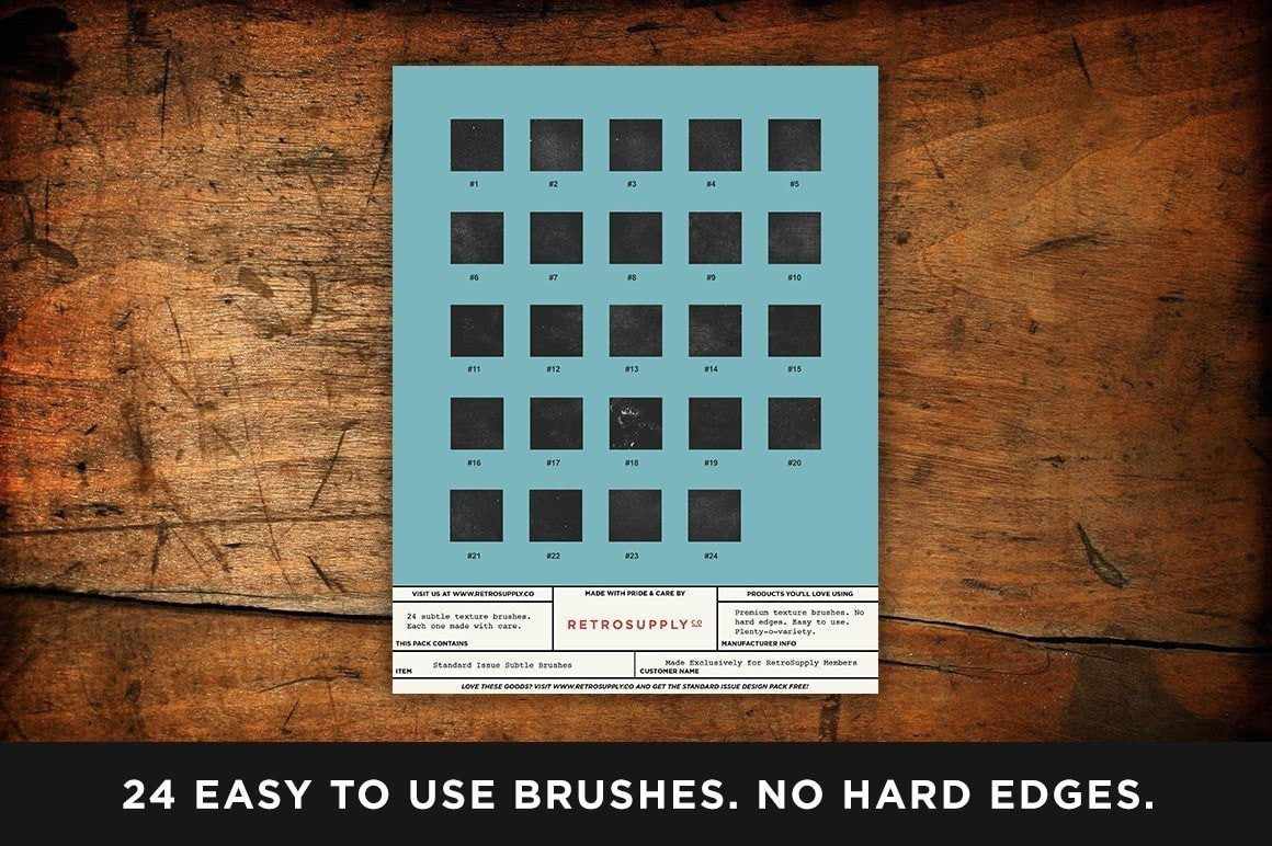 Standard Issue Brush & Texture Bundle for Adobe Photoshop - Image 3