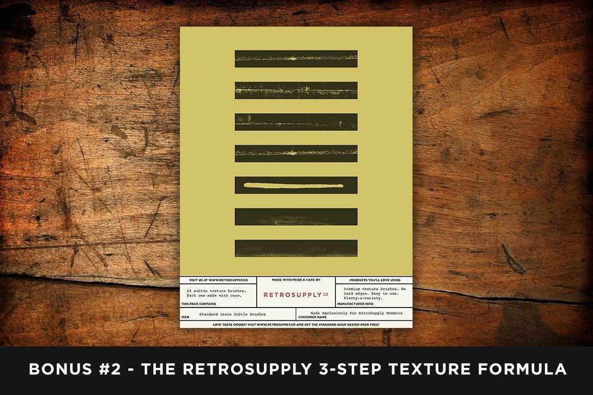 Standard Issue Brush & Texture Bundle for Adobe Photoshop - Image 4