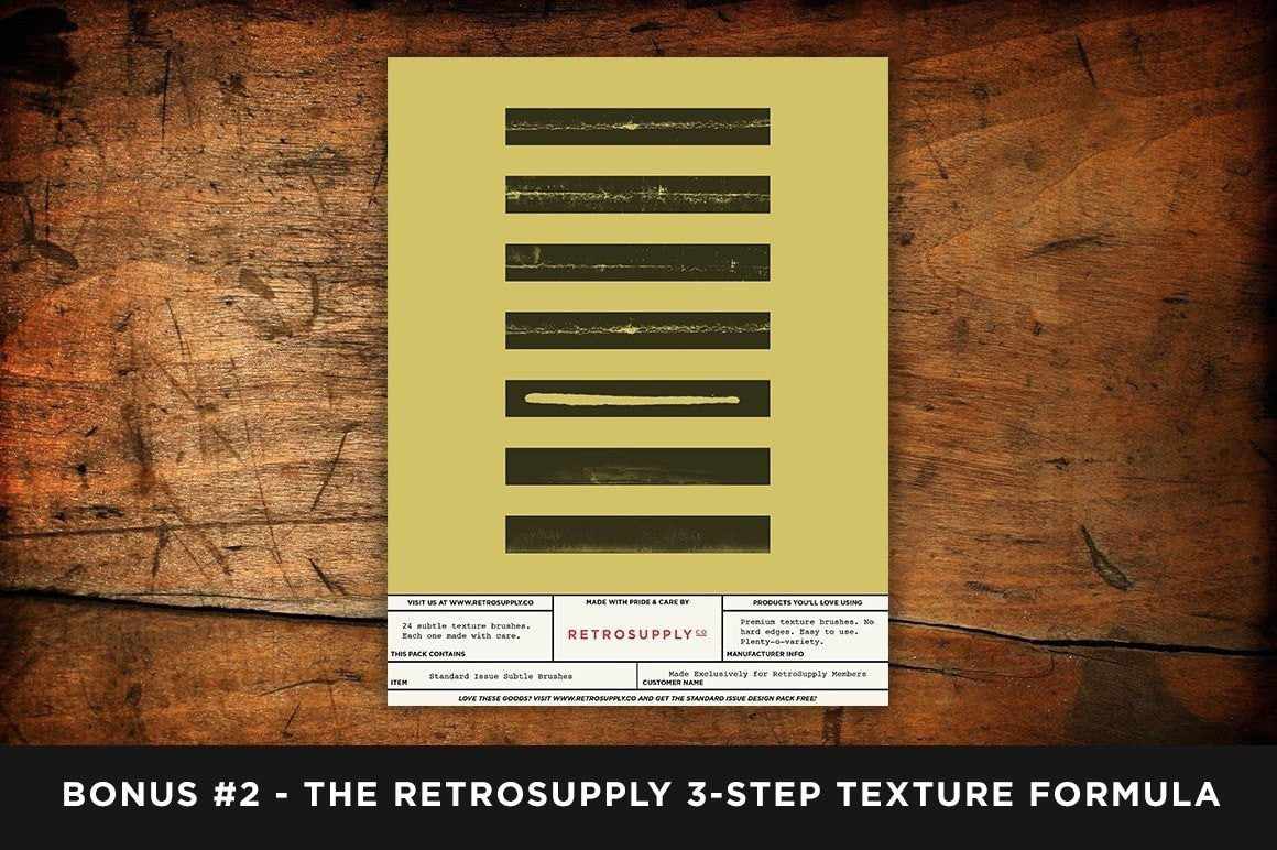 Standard Issue Subtle Brush Kit for Adobe Photoshop - Image 3