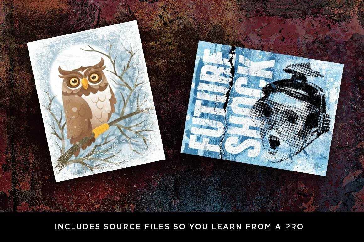 The Awesomely Organic Texture Bus Collection for Adobe Photoshop - Image 10