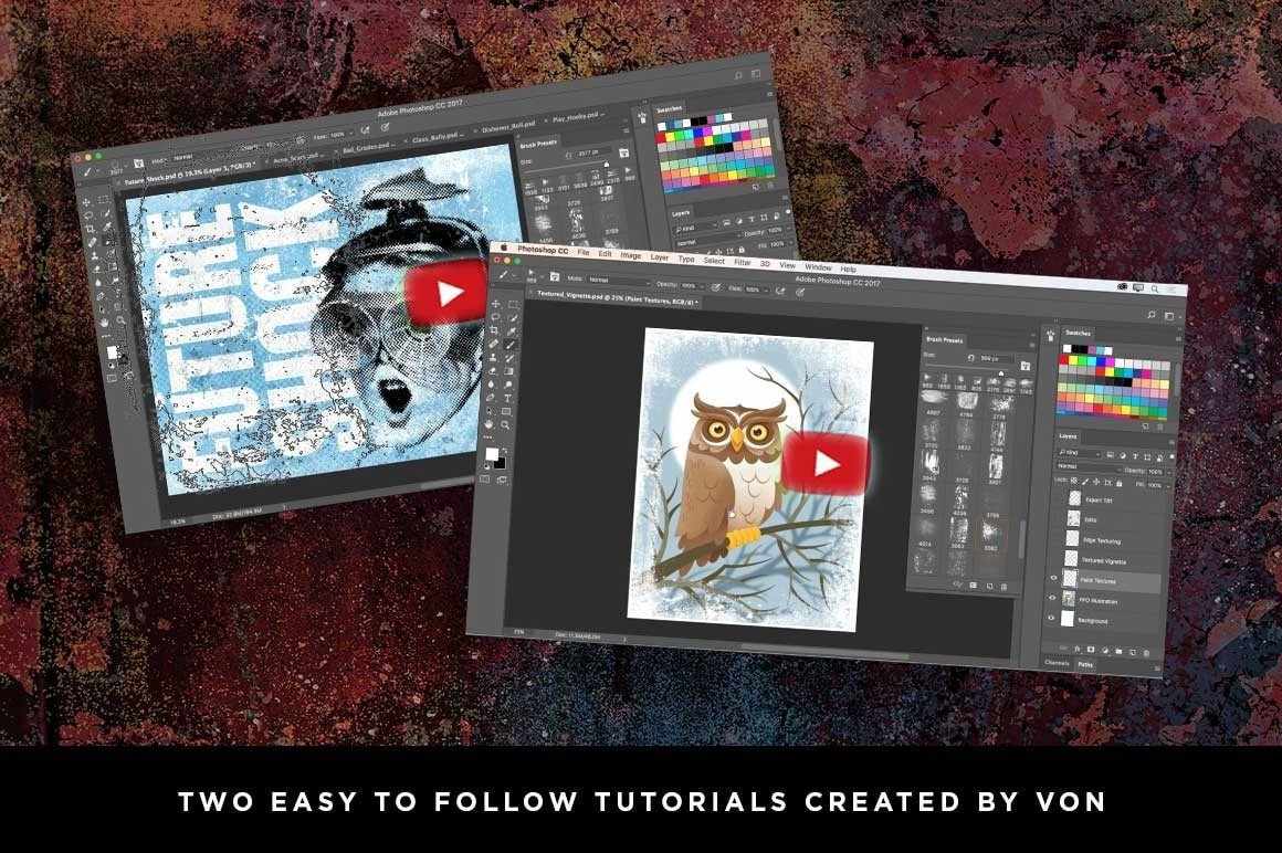 The Awesomely Organic Texture Bus Collection for Adobe Photoshop - Image 9