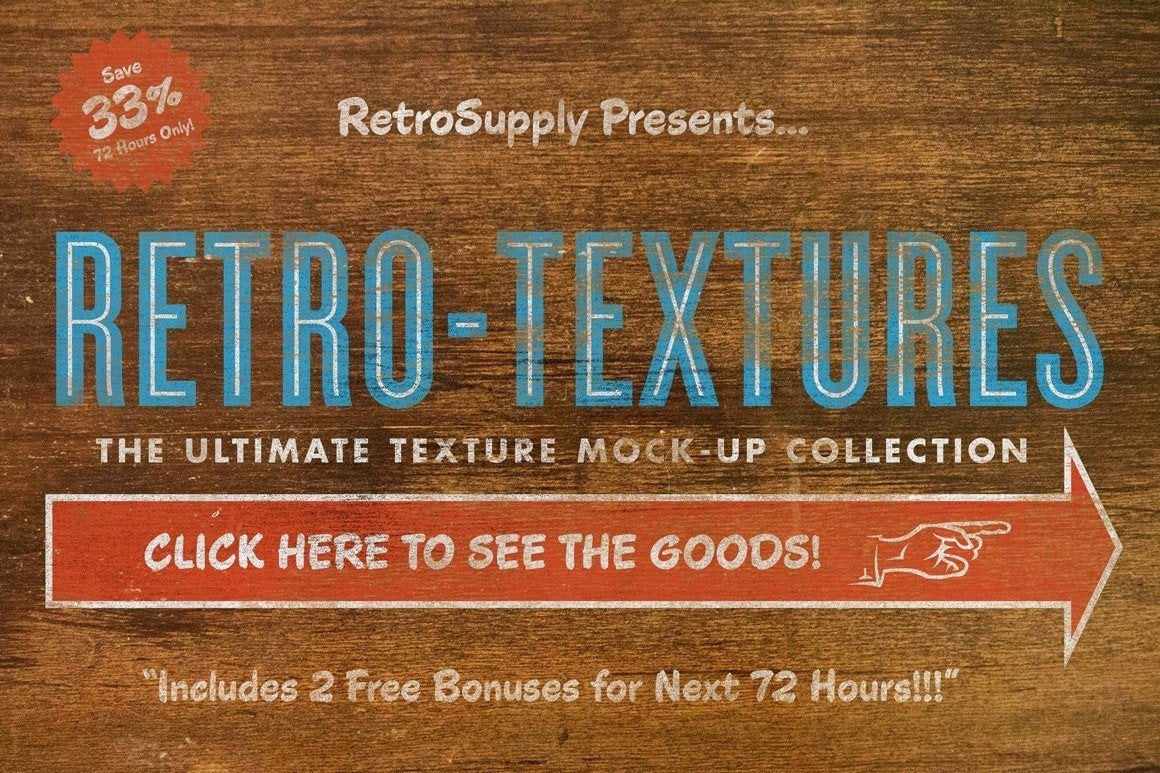 RetroTexture MegaBundle for Adobe Photoshop
