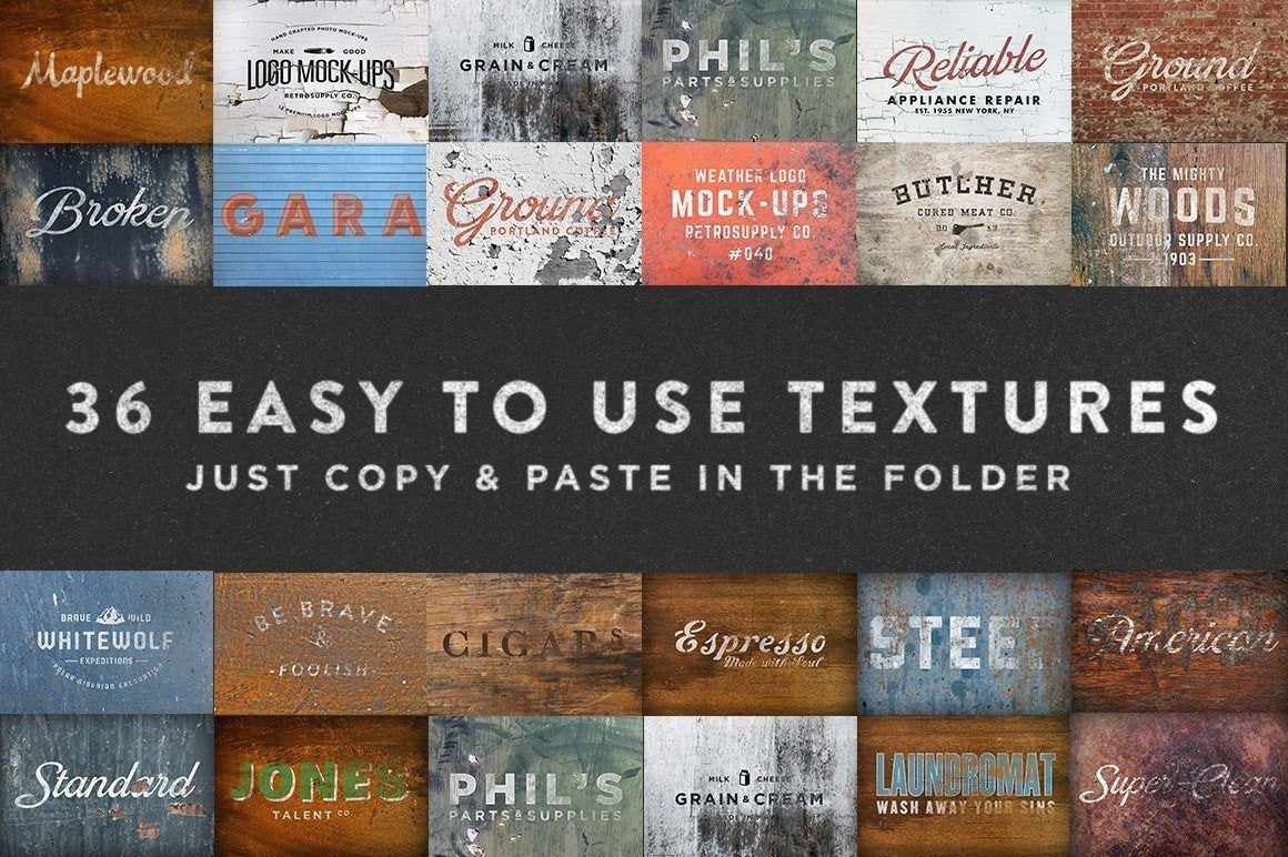 RetroTexture MegaBundle for Adobe Photoshop - Image 29