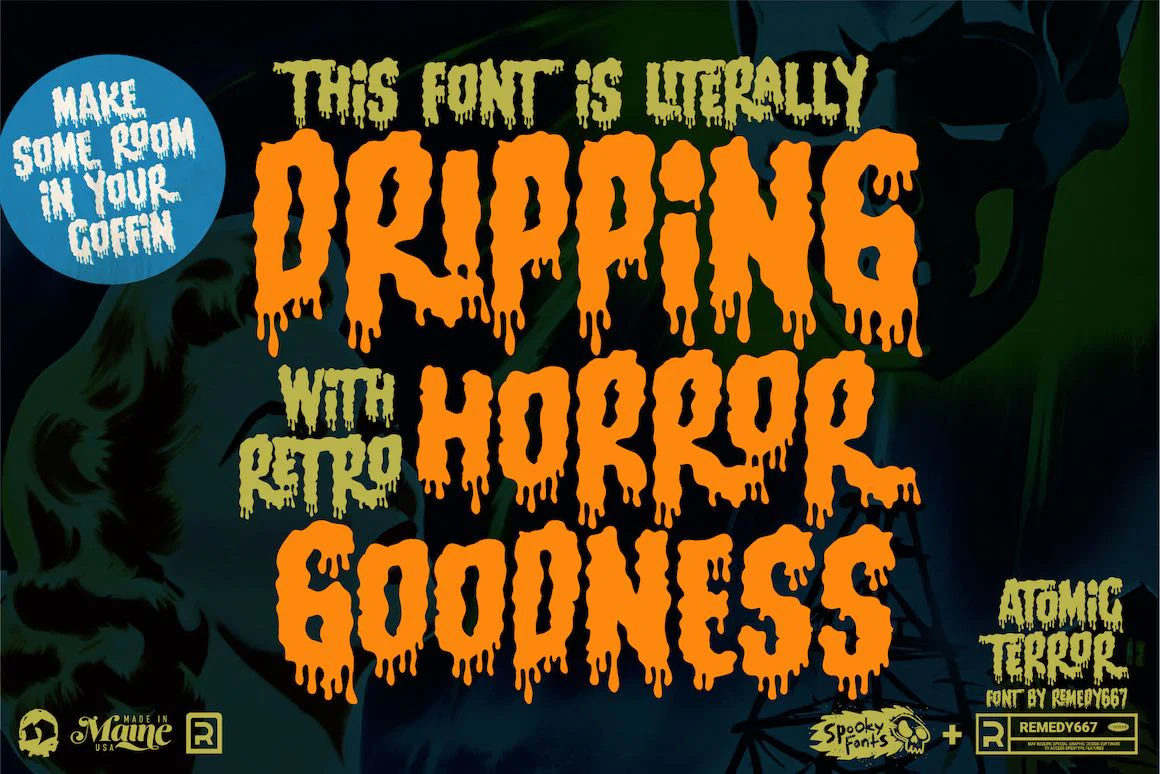 The Atomic Creep Font Bundle - Image 3