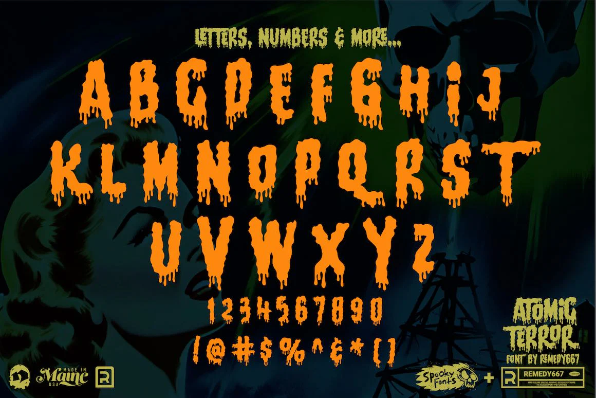 The Atomic Creep Font Bundle - Image 6