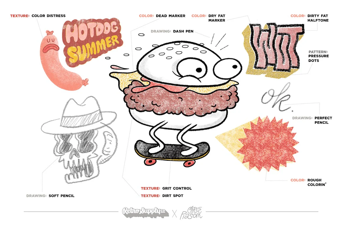 The Chris Piascik Pack for Procreate - Image 8