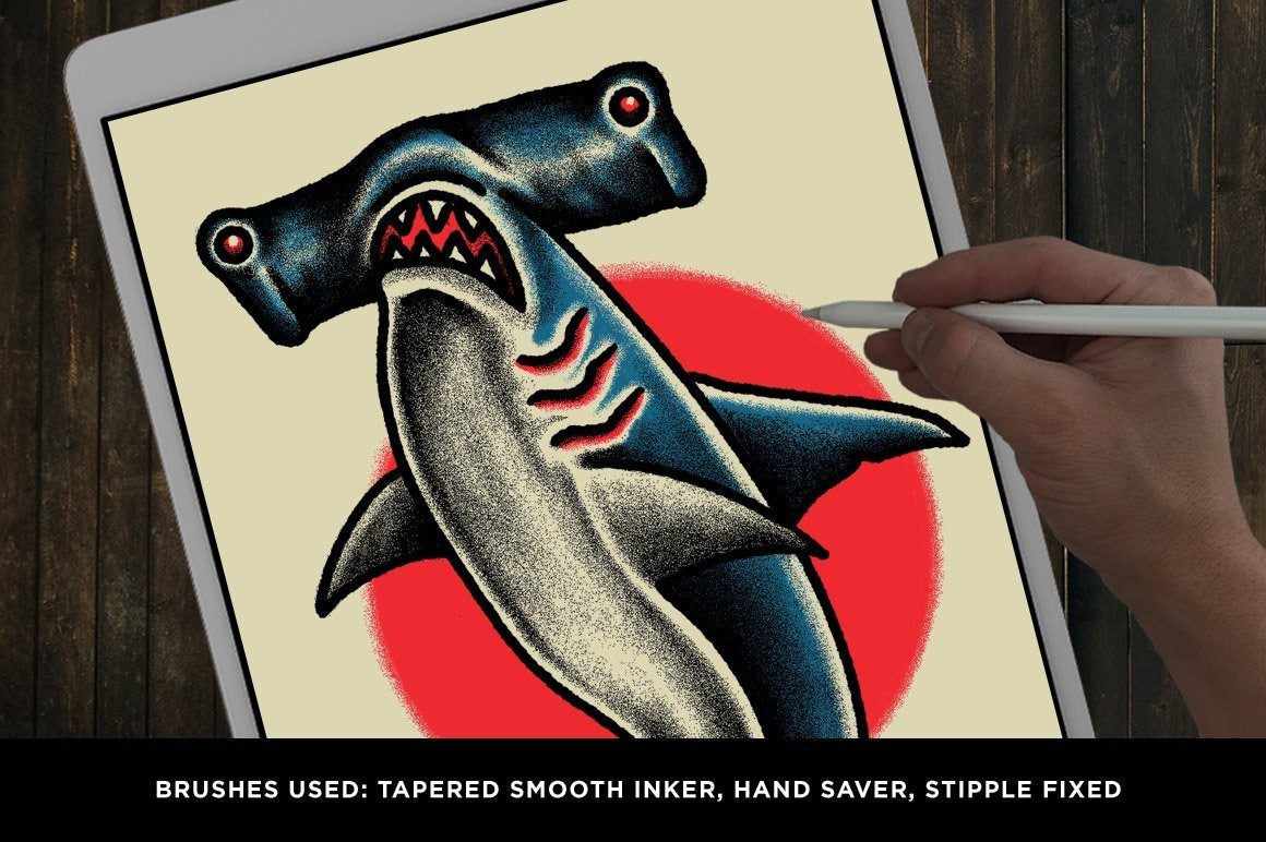 The Classic Procreate Illustration Brush Pack featuring Sam Larson - Image 10
