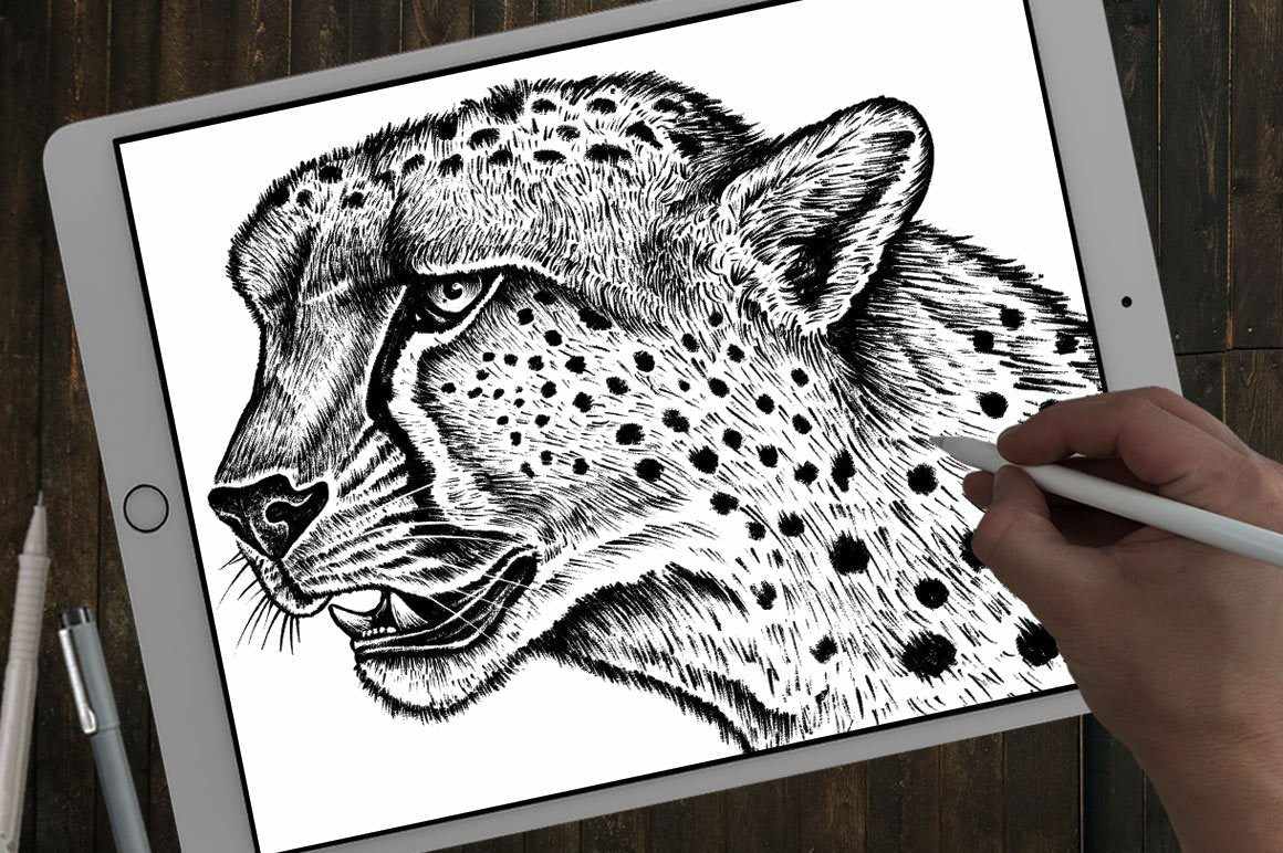 The Classic Procreate Illustration Brush Pack featuring Sam Larson - Image 11