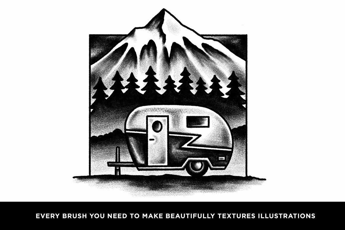 The Classic Procreate Illustration Brush Pack featuring Sam Larson - Image 12