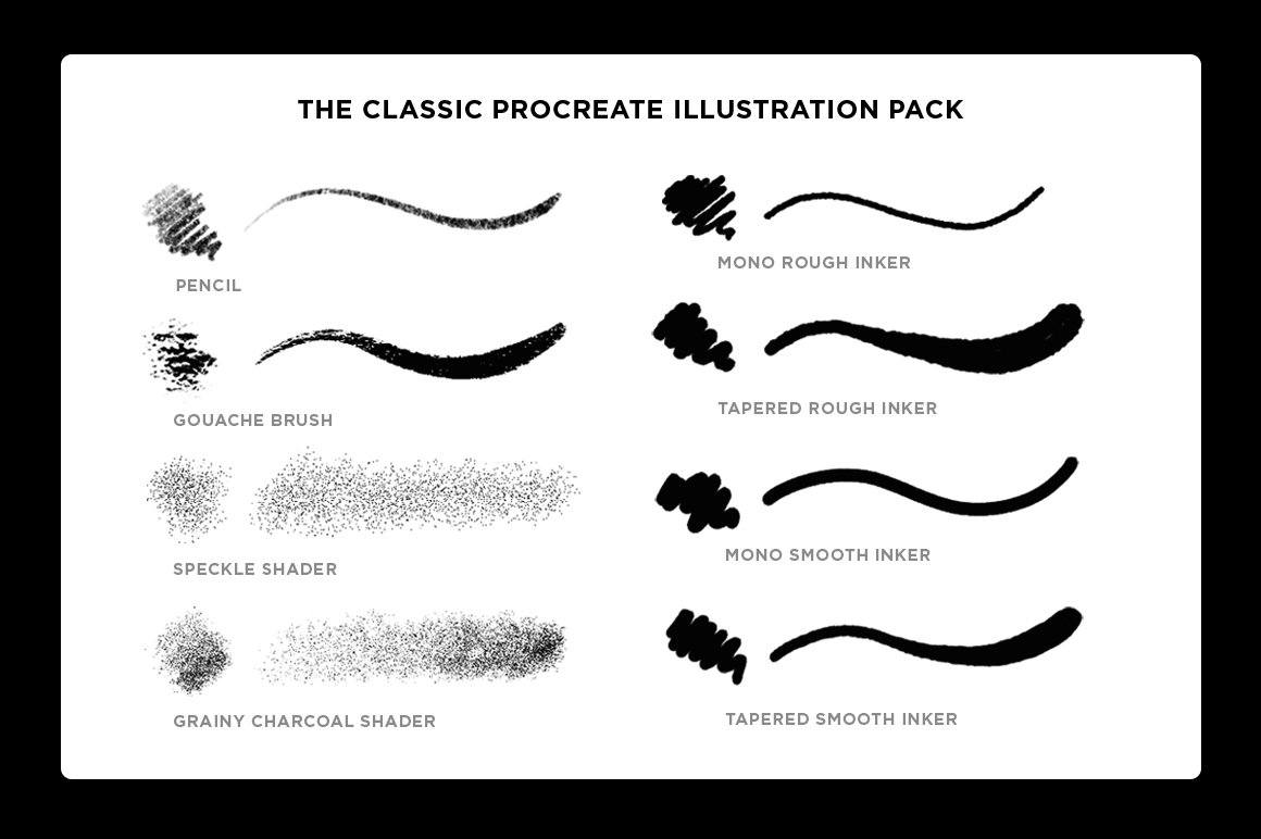 The Classic Procreate Illustration Brush Pack featuring Sam Larson - Image 16