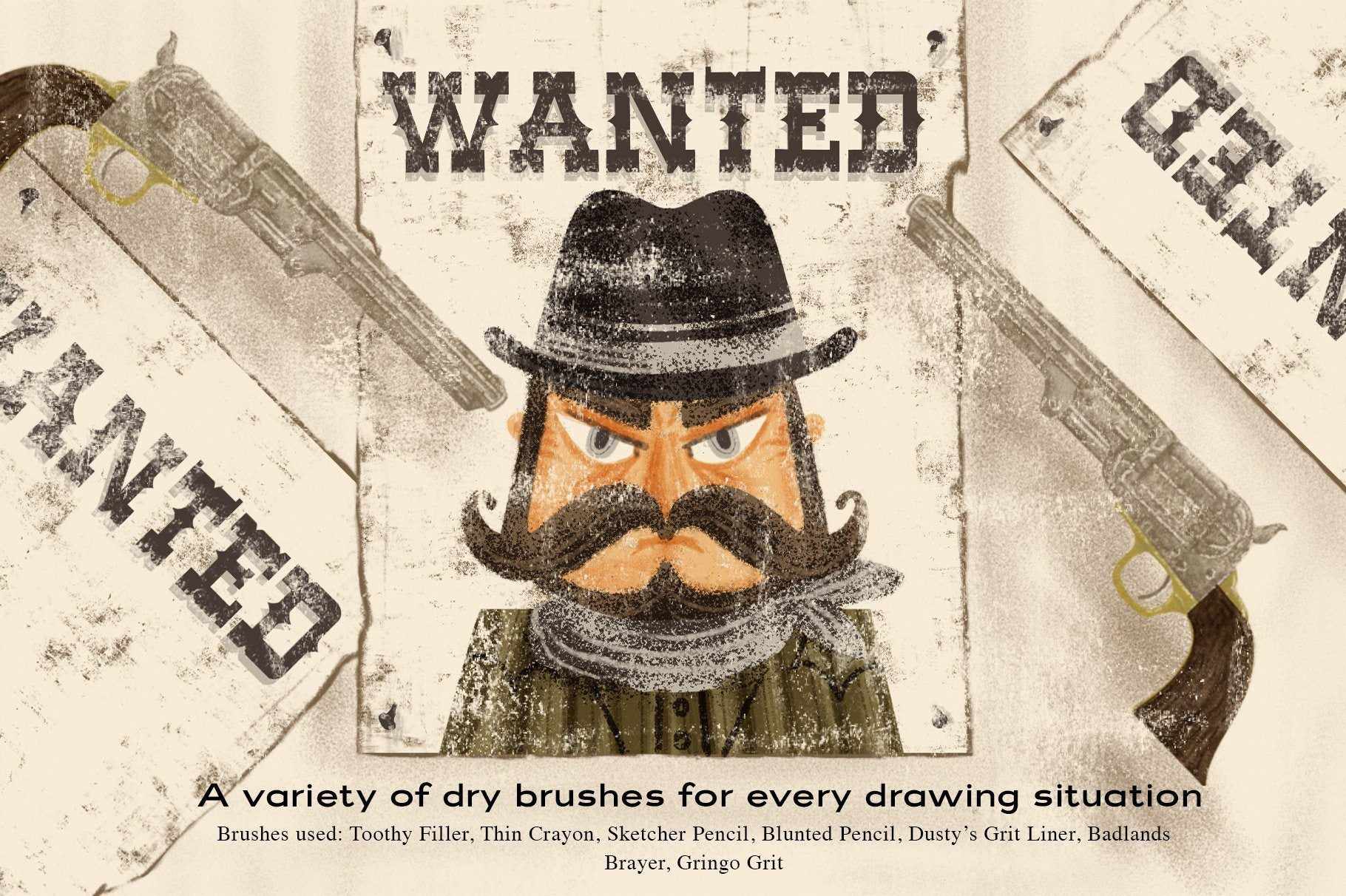 The Complete Mid-Century Brush Collection for Procreate - Image 15