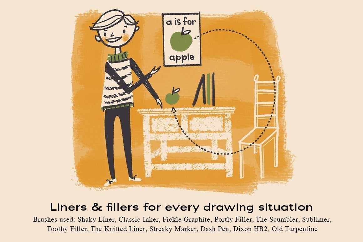 The Complete Mid-Century Brush Collection for Procreate - Image 19