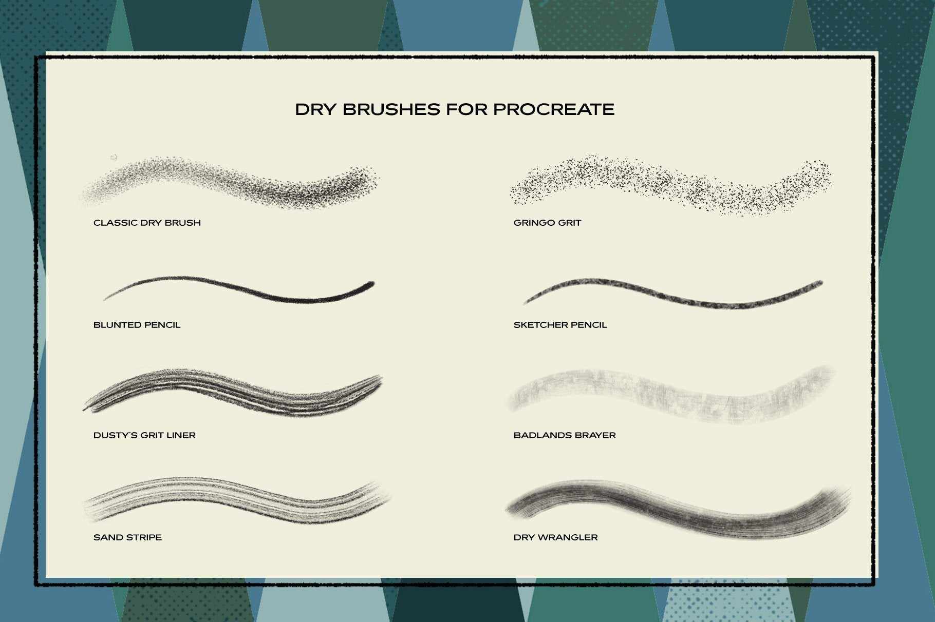 The Complete Mid-Century Brush Collection for Procreate - Image 34