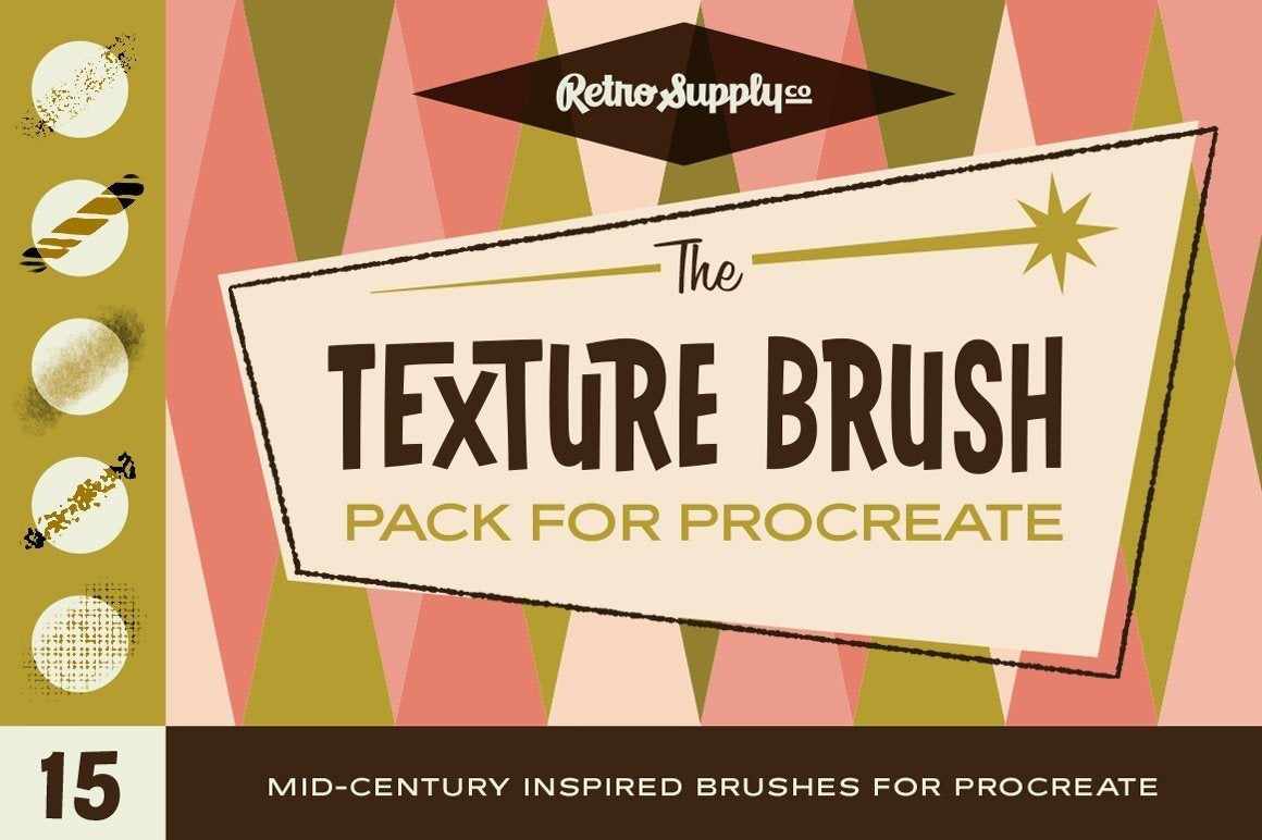 The Complete Mid-Century Brush Collection for Procreate - Image 5